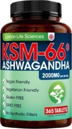 KSM-66 Ashwagandha 2000mg Organic and with Shilajit Root Extract Vegan Higher Bioavailability, Non-GMO - Image 2