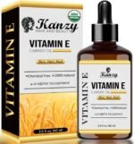 Kanzy Vitamin E Oil for Face & Skin 100% Naturally Sourced Plant-Based Organic Pure Vitamin E Oil for Hair d-Alpha-tocopherol Body Oil for Women & Men, Strengthens & Moisturizes Nails 60ml - Image 2