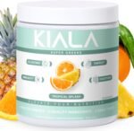 Kiala Nutrition Super Greens, Organic Greens Powder with Spirulina & Chlorella for Digestion, Gut Health, Immunity & Energy, Gluten Free, Vegan, Daily Support for Women, Tropical Splash, 30 Servings - Image 2