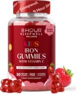 Kids Iron Gummies, 30 Count - Vegan, Sugar-Free, & Chewable with Vitamin C for Immune & Energy Support - Perfect for Picky Eaters & Children 3+ - Strawberry Flavor, 1-Month Supply - Image 2