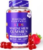Kids Magnesium Gummies – 1 Month Supply | Sugar-Free, Vegan & Chewable | 1029mg Magnesium for Kids, Providing 113mg to Support Calm Mind & Strong Bones for Children Ages 3+ | Strawberry Flavour - Image 2