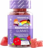 Kids Magnesium Gummies – 1 Month Supply – 546 Mg Magnesium Citrate Providing 60 mg Elemental - Easy to Chew & Tastes Great - Alternative to Magnesium Glycinate – 30 Gummies - Novomins - Image 2