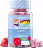 Kids Probiotic Gummies - 2 Billion Probiotics - 1 Month Supply - Kids Tummy Gummies - Includes Vitamin D & Calcium for Childrens Gut Health - Vegetarian Formula - 30 Gummies - by Novomins - Image 2
