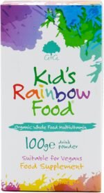 Kid's Rainbow Food | Organic Whole Food Multivitamin for Children | 100g Vegan Drink Powder | Ideal for Children | G&G Vitamins - Image 2