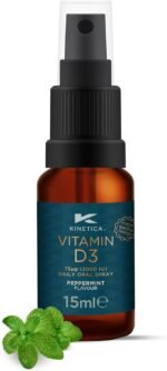 Kinetica Sports Vitamin D3 Oral Spray - Peppermint Flavour | 3000 IU/Spray, 120 Dose/Pack | Easily Absorbed & Provides Maximum Strength | Supports The Normal Function of Bone & Immune Health - Image 2