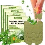 Knee Pain Relief Patches, 40Pcs Knee Patches Pain Relief Plaster Wormwood Herbal Knee Pain Relief Patches Relieves Muscle Soreness in Knee, Neck, Shoulder - Image 2