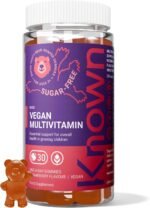 Known Kids Multivitamin Complex Gummies - Sugar-Free - Vitamin C, B6 - Immune Support - Natural Strawberry Flavour - 30 Vegan Gummies, 1 Month Supply - Image 2