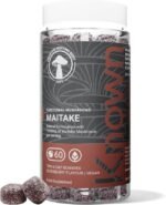 Known Tasty Maitake Gummies - 1000mg Maitake Mushroom with Vitamin D3 - Immune Support - Natural Elderberry Flavour - 60 Vegan Gummies, 1 Month Supply - Image 2