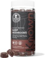 Known Tasty Sleep Mushrooms Gummies - Reishi, Cordyceps, Vitamin B - Reduces Fatigue - Natural Pomegranate Flavour - 60 Vegan Gummies, 1 Month Supply - Image 2