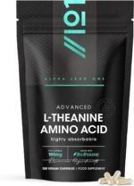 L-Theanine 100mg with BioPerine - 120 Vegan Capsules - Highly Bioavailable - Resealable and Recyclable Pouch - 6 Months Supply by Alpha01 - Image 2