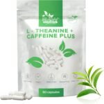 L-Theanine 250 mg + Caffeine 100 mg – Smooth & Balanced Energy – Focus, Productivity & Mental Clarity – High Strength Supplement – 60 Vegan Capsules – RAW Powders - Image 2