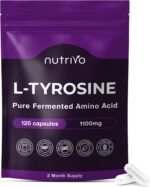 L Tyrosine 1100mg (Per 2 Capsule Serving) | 120 L-Tyrosine Capsules - 2 Months Supply | Supports Dopamine, Focus & Mental Clarity | Vegan, Non-GMO & UK Made - Image 2
