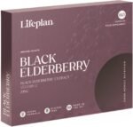 LIFEPLAN Black Elderberry Supplement - 60 Capsules - 81.66 Grams - Image 2