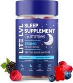 LITE LVL - 60 x Sleep Gummies for Adults - Berry Bliss Flavoured Sleeping Gummies - Sleep Vitamins - Image 2