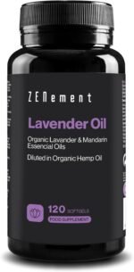 Lavender Oil - with Organic Essential Oils of Lavender, Mandarin, and Organic Hemp Oil, Vitamin E - 120 Softgels, Advanced Formula for Relaxation and Inner Balance - Zenement - Image 2