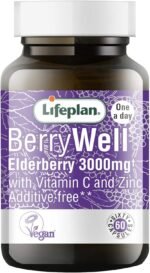 Lifeplan BerryWell Elderberry 3000mg Supplement with Sambucus, Vitamin C + Zinc (60 Capsules) — 60-Day Supply - Image 2
