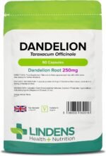 Lindens - Dandelion 250mg - 60 Capsules - UK Made - High Strength Powdered Dandelion Root, Taraxacum Officinale - Traditional Herbal Supplement - GMP - Letterbox Friendly, Vegan - Image 2