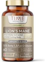 Lions Mane Organic - Ultra Strength 50% Beta 1,3/1,6 D Glucan (Hericium Erinaceus ‎) - 60 Capsules - Image 2