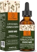 Liposomal Ashwagandha Drops 2000mg, Pure Natural Ashwagandha Extract, Enrich Probiotics & Black Pepper Extract, Stress Relieve Supplements, Increase Energy (60 ml (Pack of 1)) - Image 2