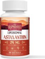 Liposomal Astaxanthin Supplement 24mg Per Serving, Powerful Antioxidant Formula Than VIT C, Superior Absorption (60 Count (Pack of 1)) - Image 2