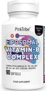 Liposomal Vitamin B Complex Softgels - 9 Methylated B Vitamins for Easy Absorbed, Vitamin B6, Folate & Inositol, 10x Better Absorption, One Softgel a Day, 90 Softgels (Pack of 1) - Image 2