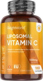 Liposomal Vitamin C Capsules 1000mg - 180 Vegan Capsules (3 Months Supply) - L-Ascorbic Acid with Rosehip & Sunflower Phospholipid - Non-GMO & Gluten-Free - Liposomal VIT C Supplement for Men & Women - Image 2