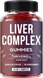 Liver Detox Complex Gummies | 14-in-1 Vegan Formula with Turmeric, Artichoke & More | Sugar-Free, Gluten-Free | Liver Support | 90 Vegan Gummies | Gel/Candy Supplement - Image 2