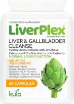 LiverPlex - 15 Day Liver Cleanse Detox and Repair Complex - Herbal Liver and Gallbladder Support Supplement with Choline, Artichoke, Garlic, Liquorice, Fennel, Turmeric, Ginger - 60 Vegan Capsules - Image 2