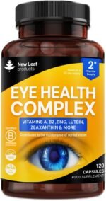 Lutein Supplement for Eyes - Lutein and Zeaxanthin Supplement enriched with Vitamin A, B2 which Supports Normal Vision & Zinc Eye Vitamins - Made in The UK Eye Health Complex by New Leaf - Image 2