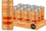 MEDAHUMAN CBD Drink (20mg), Recover, Blood Orange & Ginger, with Turmeric, Zinc, Vitamin C & D3, Low Calorie, Immune System Booster, Adaptogens & CBD Infused Fizzy Drink (Pack of 12 x 250ml) - Image 2