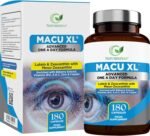 Macu XL - Lutein and Zeaxanthin Supplement - 6 Month Supply with Meso Zeaxanthin, Bilberry Extract, Vitamins A, B12 & Zinc, 180 Vegan Capsules - Eye Supplement for Vision Health – Eye Vitamins - Image 2