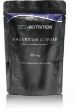 Magnesium Citrate 500MG for Calm, Relaxation, Constipation & Digestion Health Support | High Absorption Supplement with Elemental Magnesium Oxide | Non-GMO, Soy-Free | 60 Capsules - Image 2