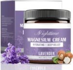 Magnesium Cream with Lavender and Chamomile, Better Sleep - Soothing & Relaxing Moisturizing Cream.Apply to Legs, Arms or Chest - Image 2