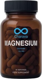 Magnesium Glycinate 500mg – High Strength 60 Capsules – 100mg Elemental Magnesium per Serving – Gentle on Stomach – Supports Muscle Function, Relaxation & Sleep – UK Made - Image 2