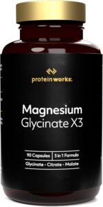 Magnesium Glycinate X3, 3-in-1 Complex, 1800mg Triple Strength Bisglycinate, Citrate & Malate, Supports Electrolyte Balance, Combats Fatigue, Calming for Magnesium Sleep, 90 Capsules - Protein Works - Image 2