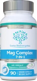 Magnesium L-Threonate Complex 7-in-1 with 1000mg of Magtein Plus Magnesium as Bisglycinate, Taurate, Citrate, Gluconate, Malate & Lactate - Supports Sleep - Vegan, UK Made and No Artificial Nasties - Image 2