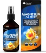 Magnesium Oil Spray - 100% Pure Elemental Magnesium Sleep Spray XL Size 250ml Joints and Aching Muscles - Vegan with 115mg Magnesium Chloride Per Serving - Made in The UK by New Leaf - Image 2