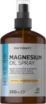 Magnesium Oil Spray Restless Legs, Muscle Pain, Sleep | 250ml XL Size | 100% Pure Magnesium Chloride | High Absorption Vegan Spray | Horbaach - Image 2