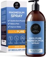 Magnesium Oil for Sleep 1000ml - 100% Natural & Ultra Pure Magnesium Oil | Topical Organic Magnesium Foot Spray Refill Bottle for Restless Legs & Muscle Cramp Relief | from Ancient Zechstein Seabed - Image 2