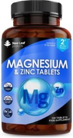 Magnesium Supplements 516mg - 120 Magnesium Tablets Supports Muscle Bone Health, Energy - High Strength Supplements Easy to Swallow Sleep Supplement (not Capsules) Vegan, UK Made - Image 2