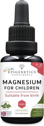 Magnesium for Kids Children & Baby 30ml | Supports Sleep & Relaxation, Helps Calm & Focus, Taseless Liquid Supplements for 0-11 Years | Bones, Teeth & Energy | Sugar & Flavouring Free UK Made Vegan - Image 2