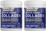 Marine Collagen Powder 10000mg | Hydrolysed Collagen Peptides Type 1 & 3 with 19 Amino Acids for Skin, Hair, Nails | Unflavoured | Collagen Supplement for Women & Men | 60 Days (600g) (2) - Image 2