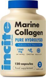 Marine Collagen Supplements for Women & Men 1200mg | 120 High Strength Marine Collagen Capsules | Pure Superior Type 1 Hydrolysed with Hyaluronic Acid, Vitamins C, E, B12, Copper, Zinc and Iodine - Image 2