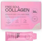 Marine Liquid Collagen 8000mg with Hyaluronic Acid, Keratin, & Vitamin C | 14 x 8000mg Hydrolysed Collagen Peptides Sachets | High Absorption Collagen Liquid Supplement by Free Soul - Image 2