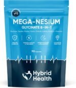 Mega-nesium Glycinate 8-in-1 Supplement 1800 MG | 90 Vegan Capsules | Magnesium Glycinate,Taurate, Malate, Citrate, Chloride, Sulfate, Oxide, L-Theanine & Vitamin B6 | Magnesium 8-in-1 Complex - Image 2