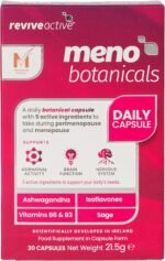 Meno Botanicals Supplement - Natural Support for Perimenopause, Menopause, and Post-Menopause. Contains Ashwagandha, Sage, SOYA Isoflavones, and Essential B Vitamins - 30-Day Supply - Image 2