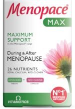 Menopace Max - Menopause & Perimenopause Maximum Support with Calcium, SOYA Isoflavones & Red Clover - UK's No.1 Menopause Supplement Brand - Image 2