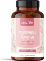 Menopause Complex | Support for Menopause & Perimenopause Symptoms | Supplements with Soy Isoflavones, Zinc & Vitamin B6 | Hormone Balance for Women | 60 Vegan Tablets | Alpha Foods - Image 2