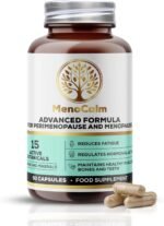 Menopause & Perimenopause Support – Hormonal Harmony to Help Reduce Hot Flushes, Night Sweats & Mood Swings – Cortisol Reducing Supplement – 90 Vegan Caps – Glass Bottle – UK Made – GMP Cert - Image 2