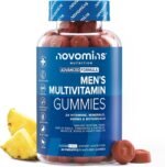 Mens Multivitamin Gummies - 24 Essential Multi Vitamins for Men - 1 Month Supply Mens Vitamins - Immune Support, Metabolism, Bone & Muscle Health - Multivitamin Gummies for Men – 60 Count - Novomins - Image 2